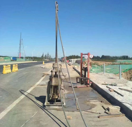 安义公路高聚物注浆加固